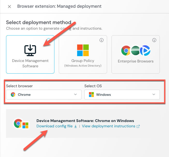 Push app - Device Management Software Chrome: KB 10054