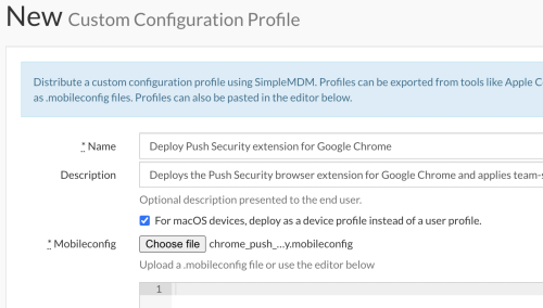 MDM Custom configuration profile: KB 10056