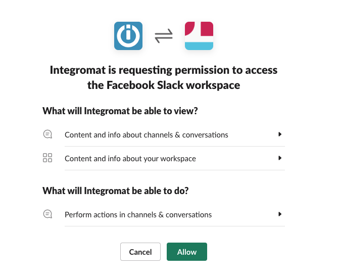 Slack phishing 2: OAuth2 permission