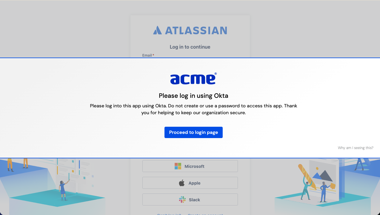 App banner acknowledge mode example - KB 10119