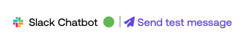 ChatOps send test message - docs