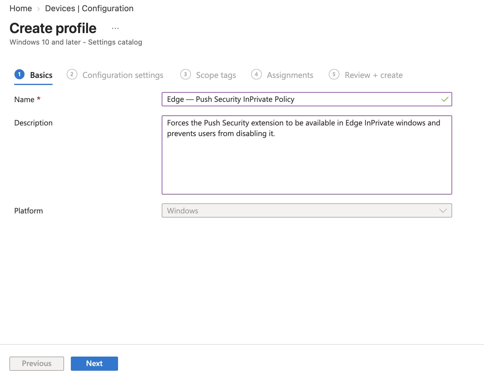 step 2 - enforce extension incognito - KB 10163