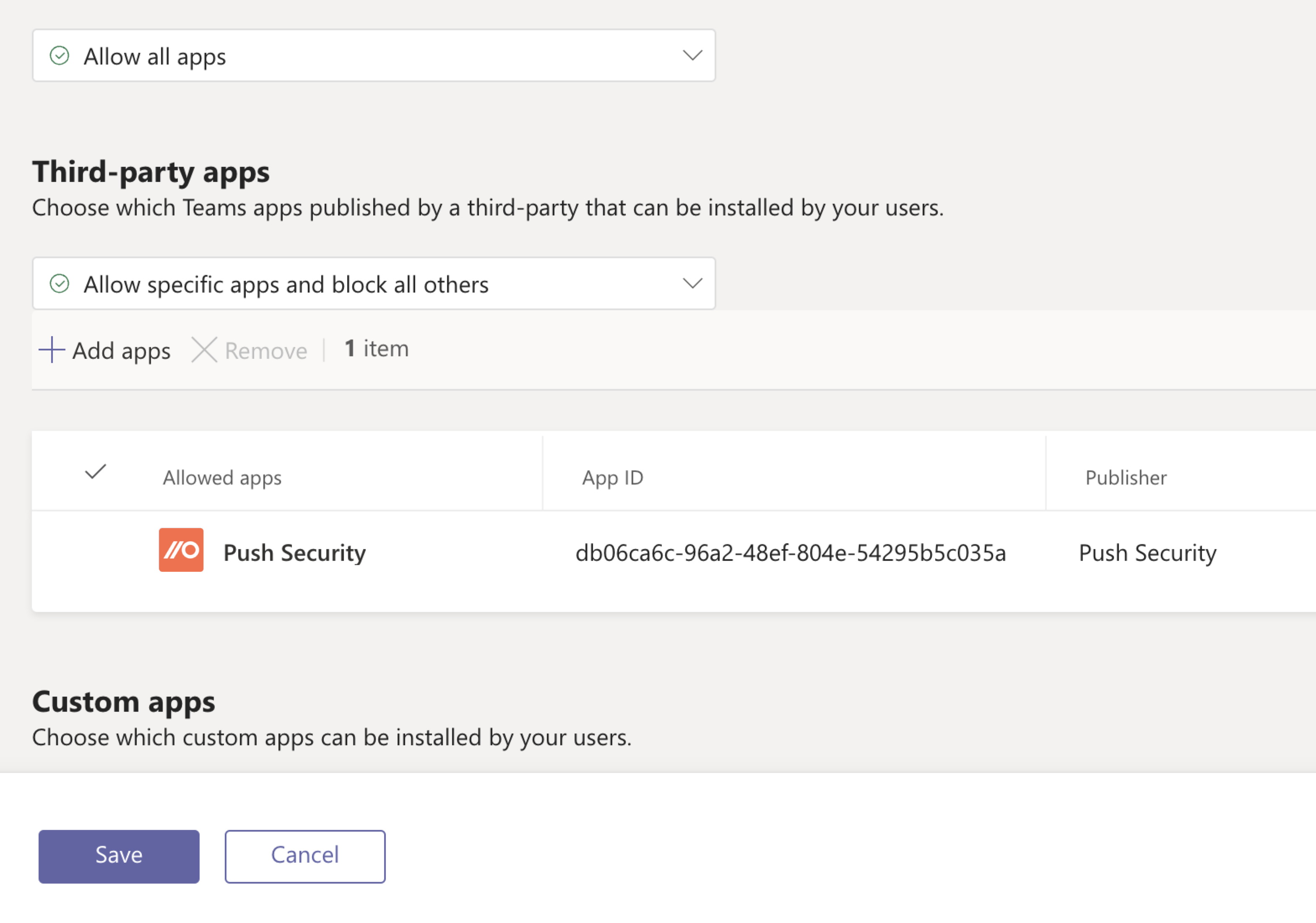 Microsoft Teams - add third-party apps - KB 10079