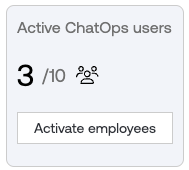 Activate ChatOps button - docs