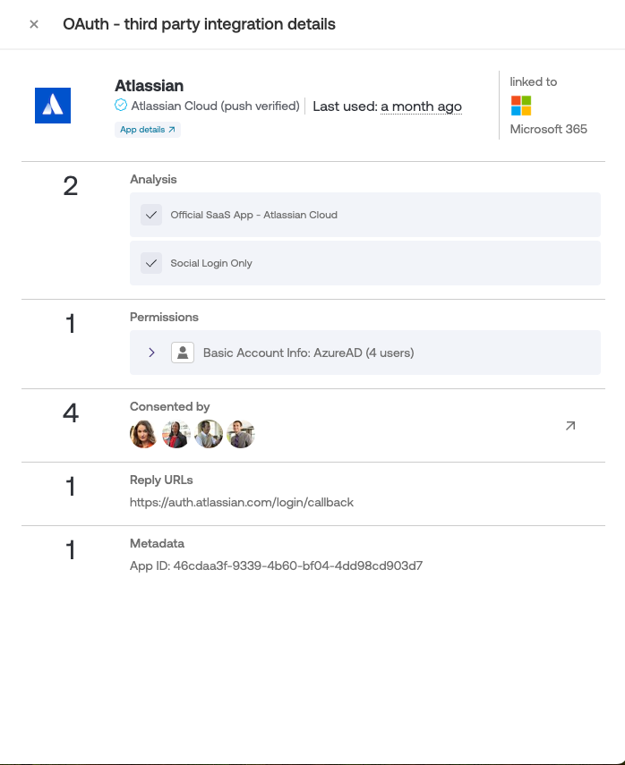 Third-party integration details pane - docs