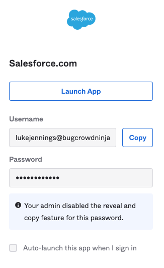 Salesforce login