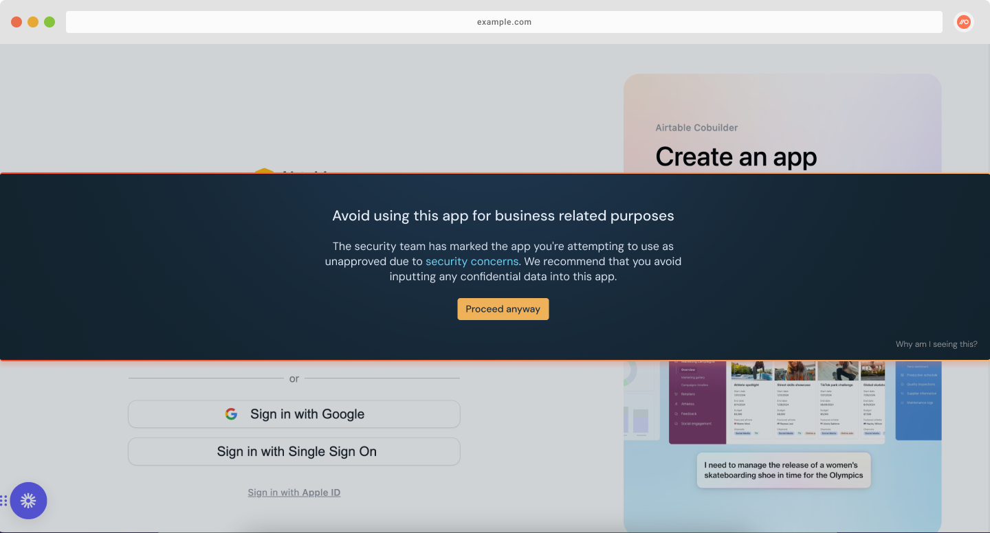 App banner - Acknowledge mode - KB 10106