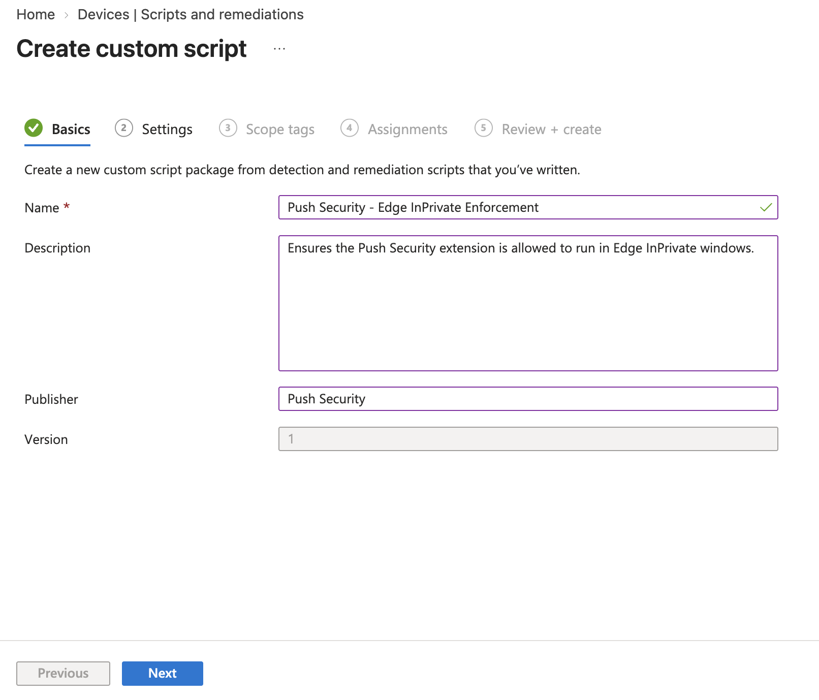 Generate MDM config with incognito scripts - create custom script - KB 10162