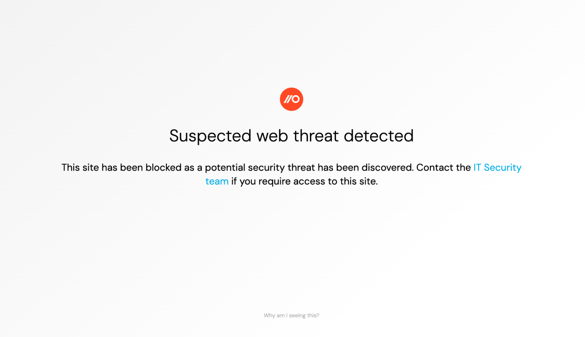 Custom detections block page example - KB 10155