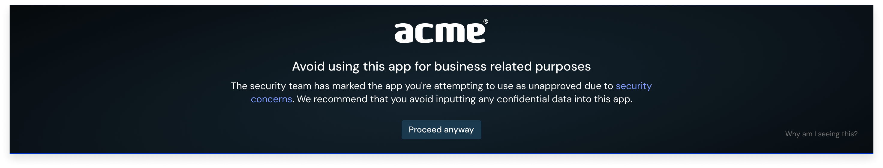 Branded banner example - dark style - KB 10147