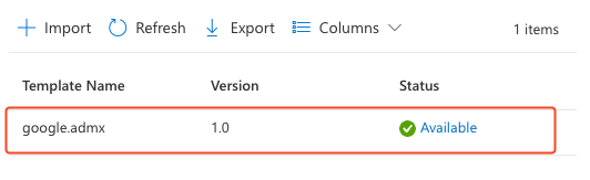 Intune MDM instructions for Brave - template upload 1