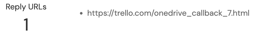 Reply URL for unverified Trello app