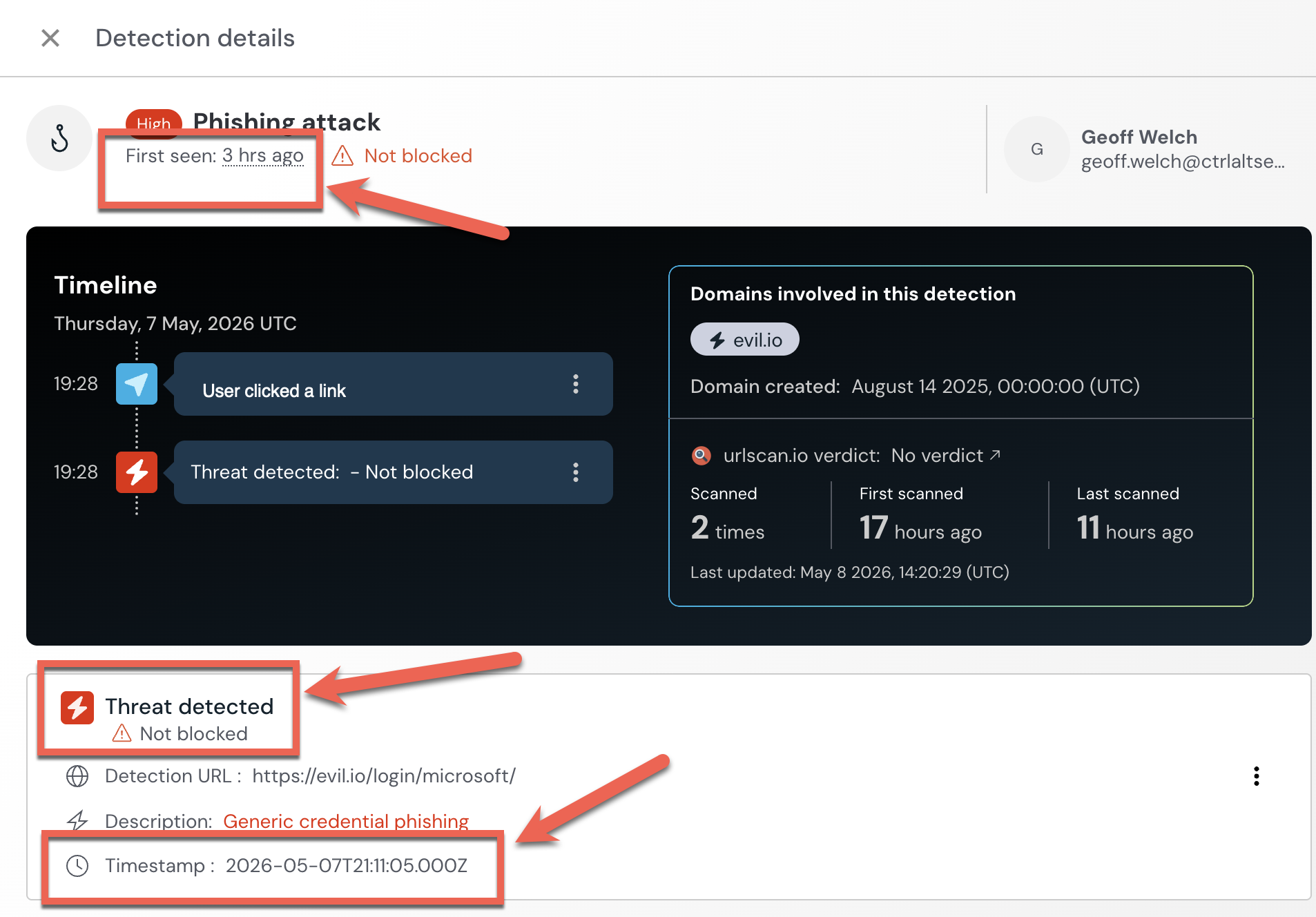 'Threat detected' sample detection - KB 10156