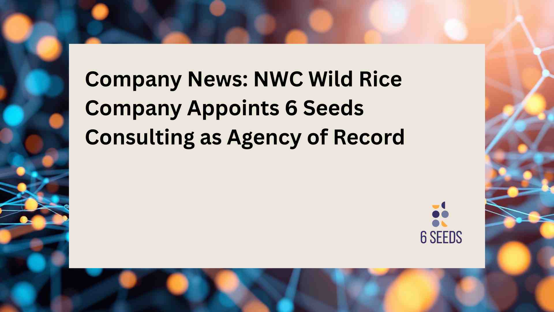 NWC Wild Rice Press Release