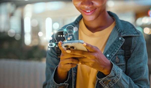 Consumer using AI search