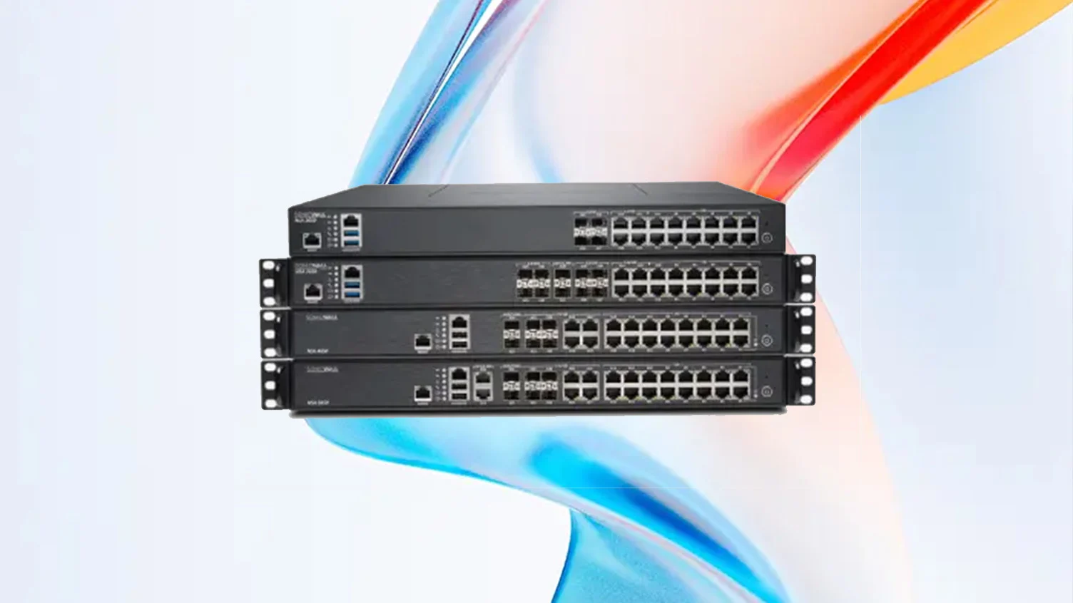 Een reeks SonicWall netwerkbeveiligingsapparaten ontworpen voor maximale bescherming, hoge prestaties en schaalbaarheid. Ideaal voor veilige bedrijfsnetwerken en datacenteromgevingen.