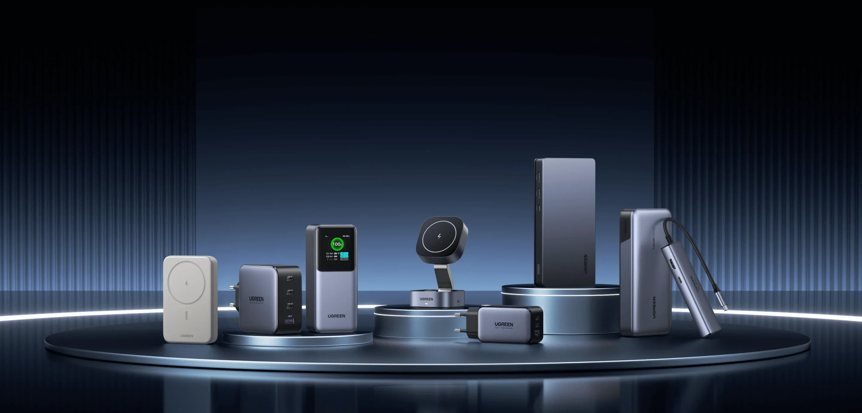 Ontdek de nieuwste Ugreen-opladers, powerbanks, MagSafe-houders en USB-C hubs. Hoogwaardige technologie voor snel laden, slimme connectiviteit en dagelijkse digitale accessoires. Ideaal voor thuis, werk en onderweg.