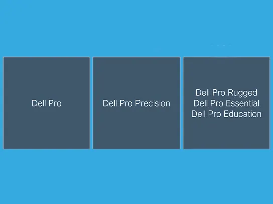 Voor zakelijk gebruik: Dell Pro en Dell Pro Precision