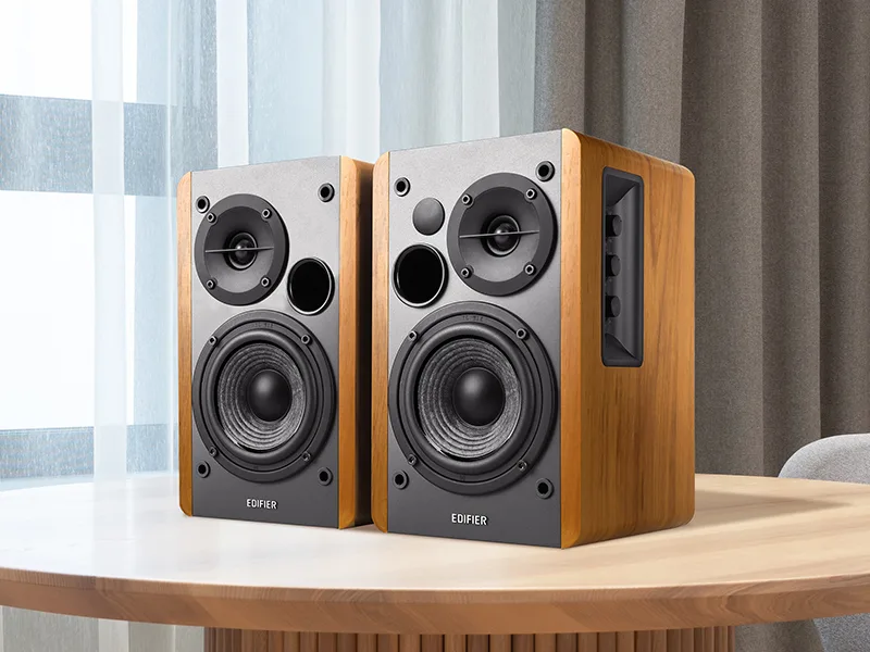 Ontdek de Edifier speakers met hoogwaardig geluid en elegant houten design. Perfect voor muziek, films en gaming met een premium audio-ervaring.