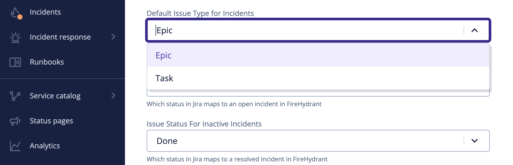 Jira Epic ticket support