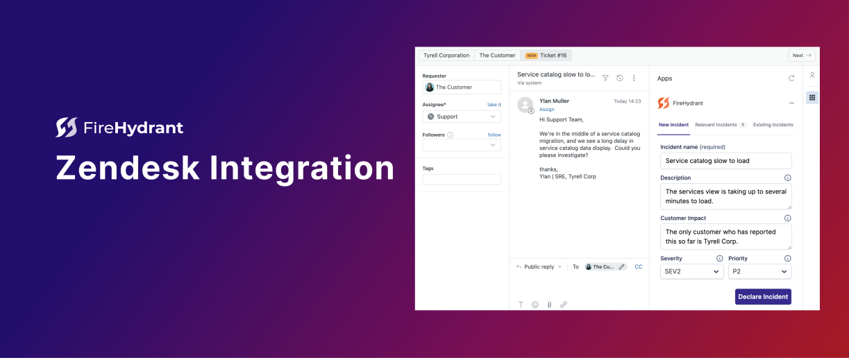 Identify and manage impacted customers with our new Zendesk integration