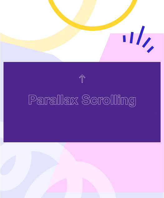 視差スクロールアニメーションが、階層化された視覚的な奥行きを表現し、ウェブサイトのエンゲージメントを向上。