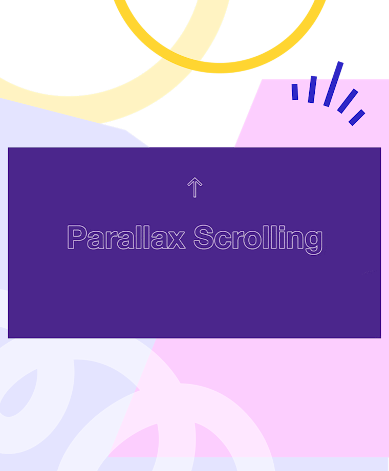 視差スクロールアニメーションが、階層化された視覚的な奥行きを表現し、ウェブサイトのエンゲージメントを向上。
