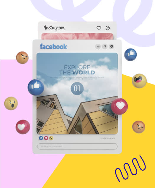 Mobile-first, SEO-optimized social media creatives for Facebook and Instagram, crafted to boost engagement