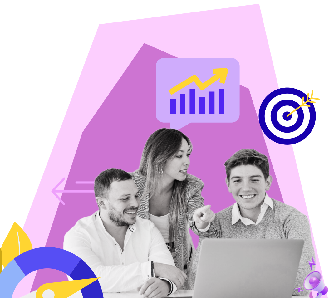 Digitup advertising strategy banner showing digital targeting and performance marketing tools driving brand growth