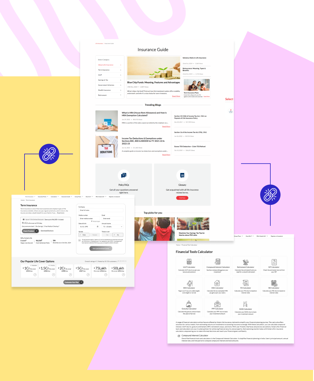 strategic link building, emphasizing backlink opportunities, SEO authority, and organic traffic growth