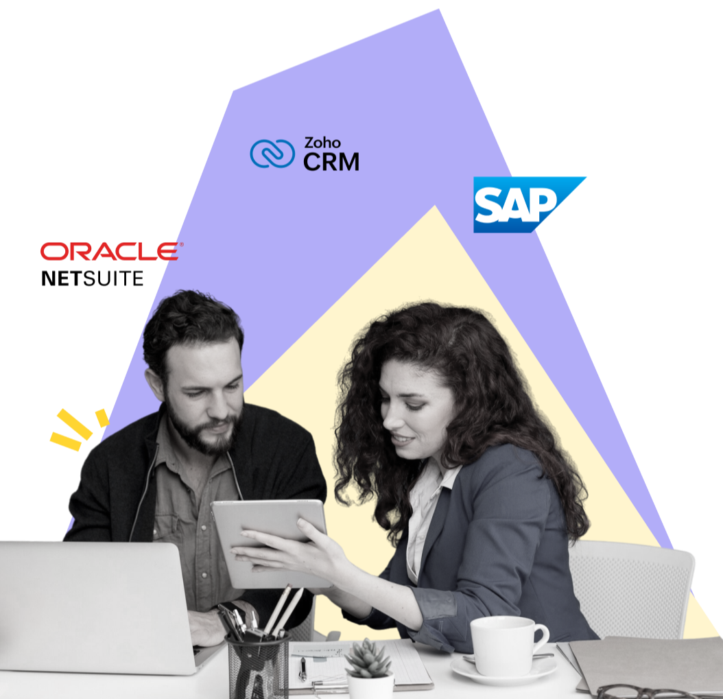 Salesforce、HubSpot、またはカスタムCRMツールなどのプラットフォームを使用したB2Bウェブサイト向けCRM統合。