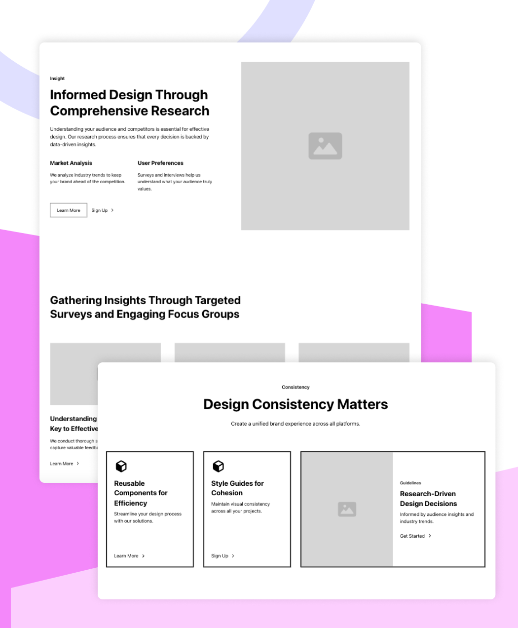 Low-fidelity layout drafts for early design structure