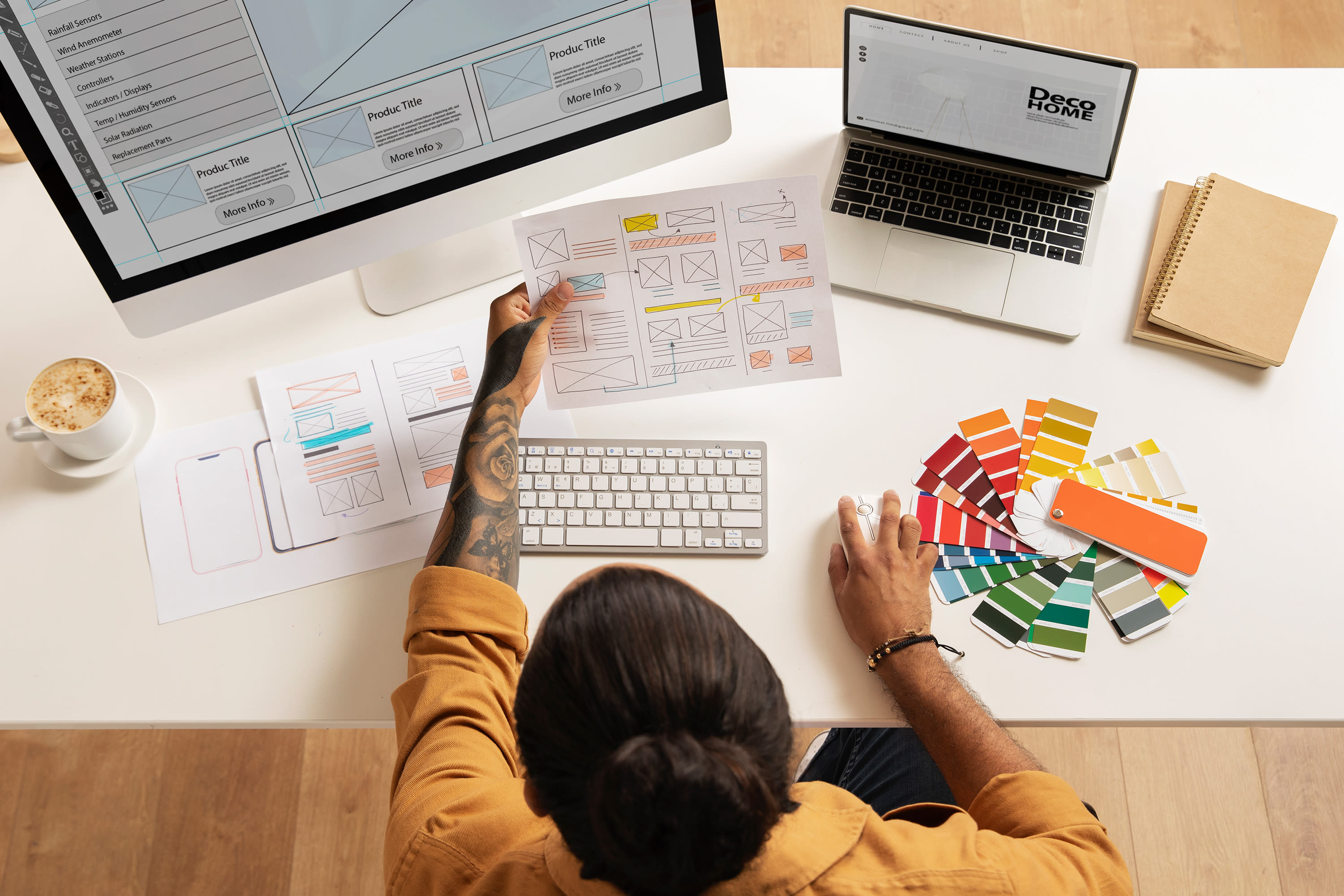 top-view-man-working-desk-(2)