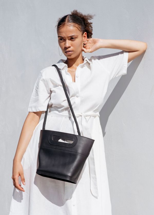 These 10 Black Leather Bags Caught Our Eye