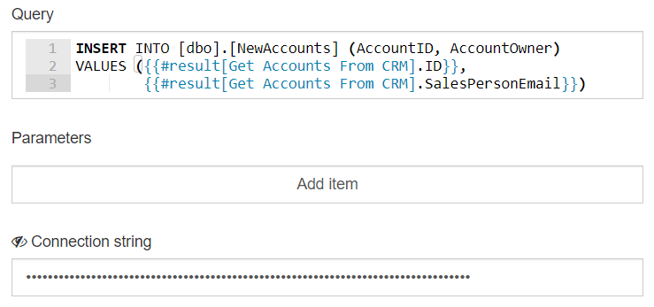 Beispiel für eine Low-Code-Konfiguration