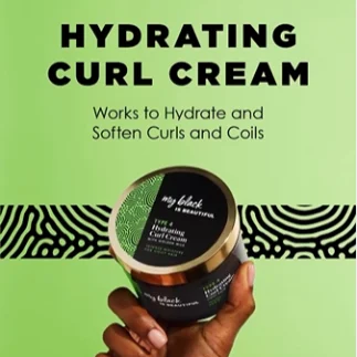 Instagram post about Hydrating Curl Cream