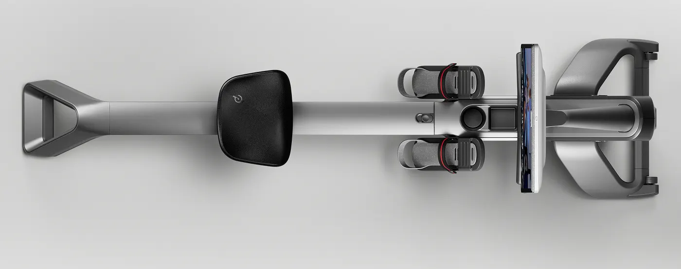 An overhead view of the Row+ Pro on a white background.