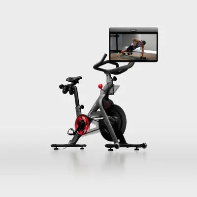 The Peloton Bike+ Pro on a white background.