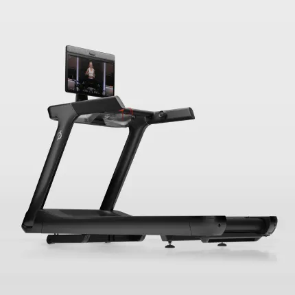 3D product rendering of a Peloton Commercial Tread at a three-quarter angle
