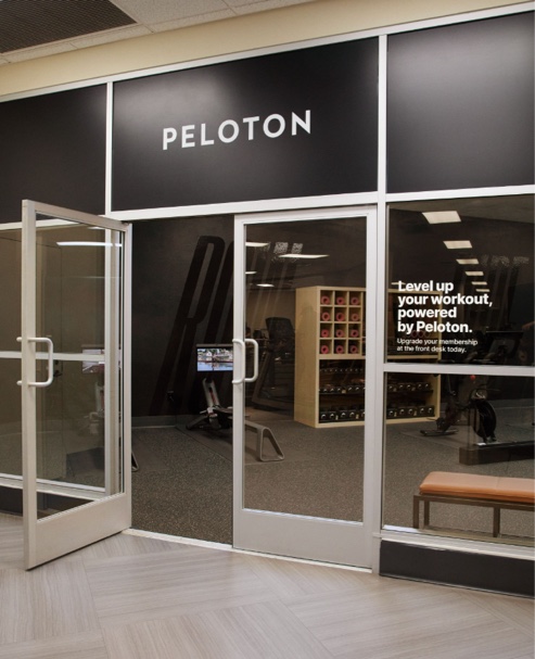 Branded entrance header