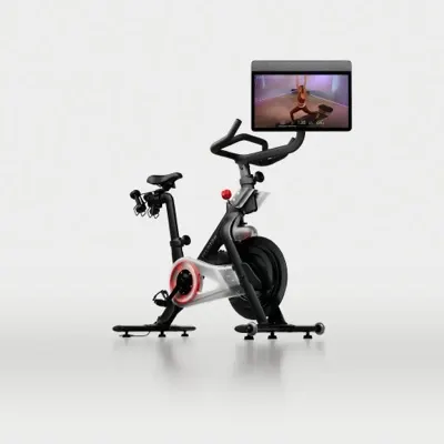 Peloton In-Room Bike Pro on a white background.