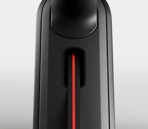 Overhead view of the center strap on the Peloton Row+ Pro.