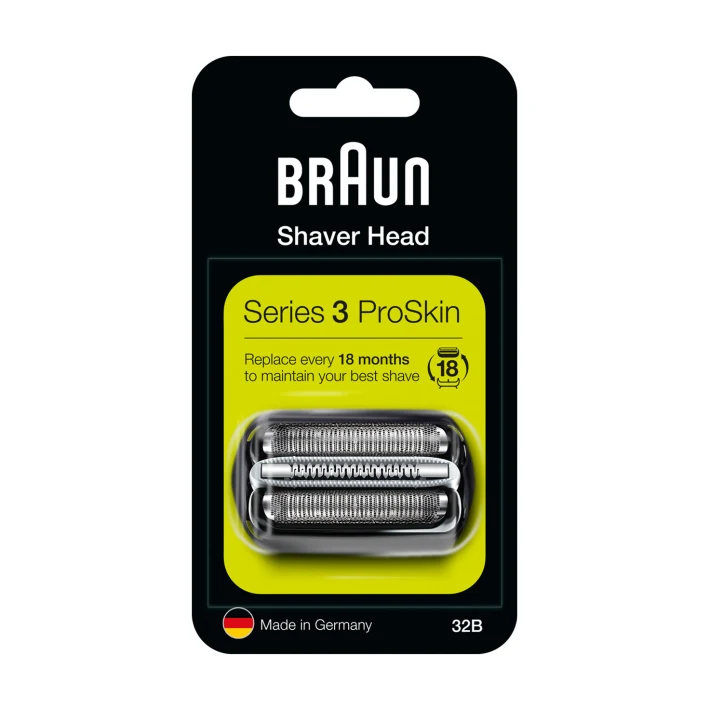 Braun Pièce De Rechange 32B Noire Pour Rasoir - Compatible avec les rasoirs Series 3