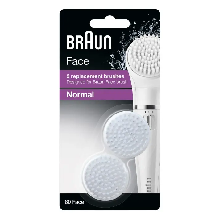 Braun 80 Face, conçues pour la Brosse Nettoyante Braun Face