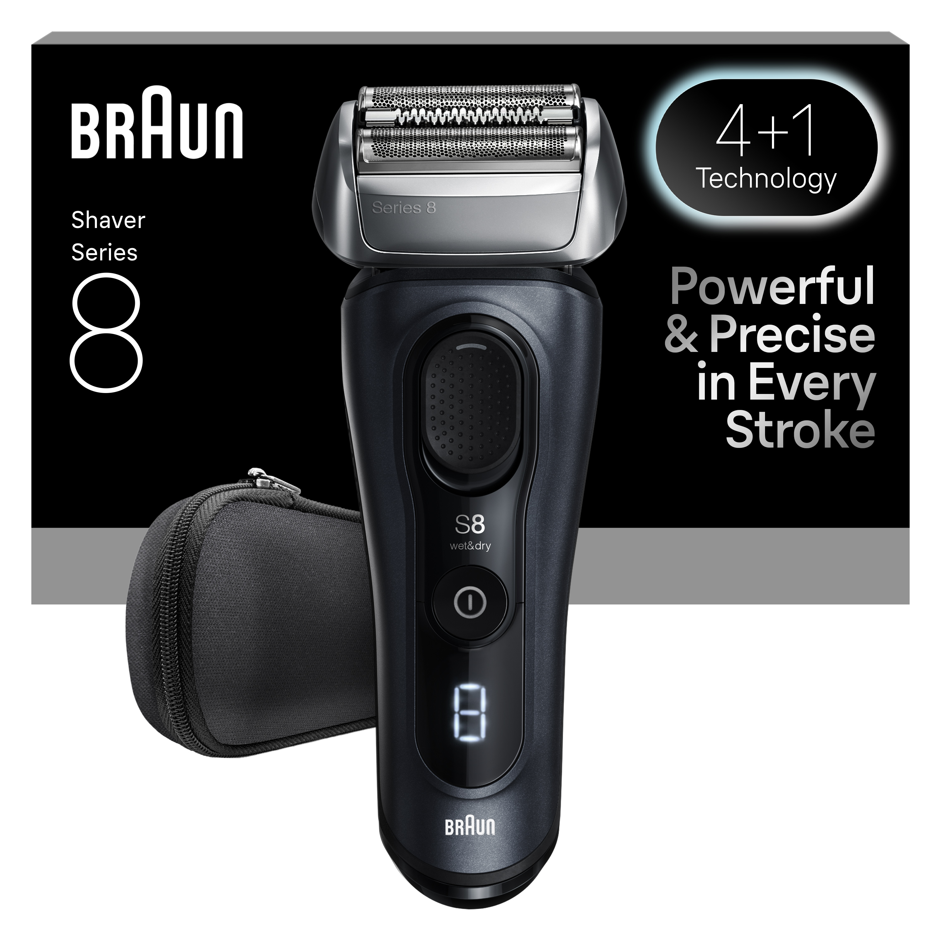 Tête De Rasoir Pour Braun Series 8 – Compatible 83M – Neuf Sous Blister
