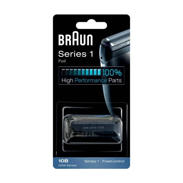 Braun Pièce De Rechange 10B/20B Noire Pour Rasoir - Compatible avec les rasoirs cruZer et Series 1