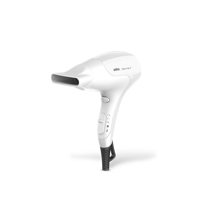 Satin Hair 1 PowerPerfection dryer HD180 with styling nozzle.