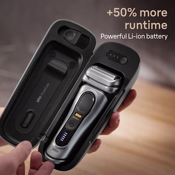 Rasoir dans son étui PowerCase Rasoir dans son étui PowerCase