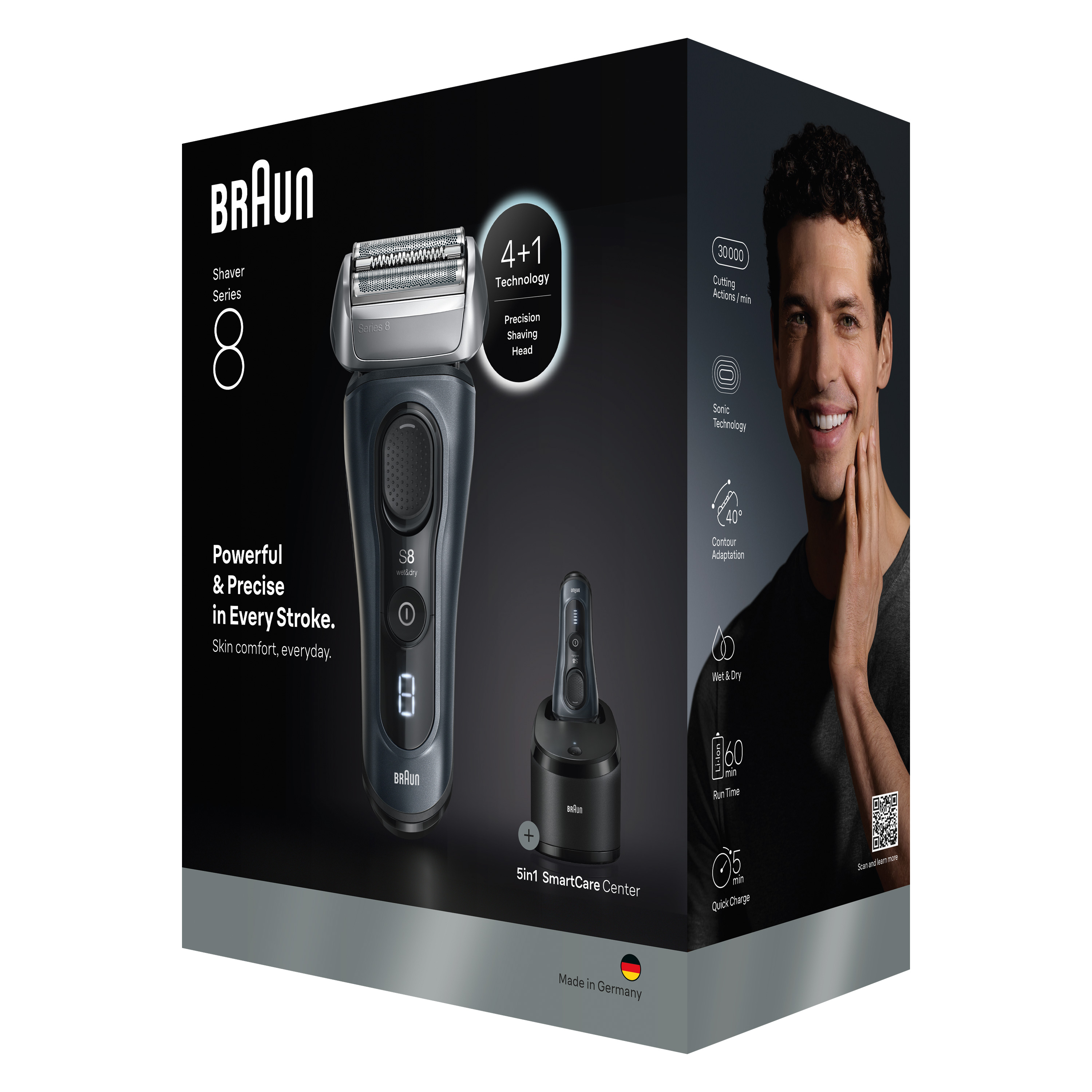 Braun elektrisch scheerapparaat Series 8 8663cc | Braun BE