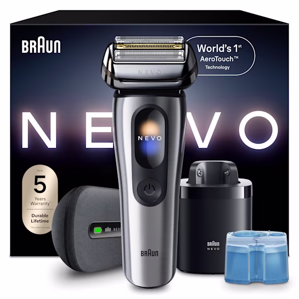 Braun NEVO scheerapparaat 17000c met PowerCase, 7-in-1 NEVO Care System. Braun NEVO scheerapparaat 17000c met PowerCase, 7-in-1 NEVO Care System.